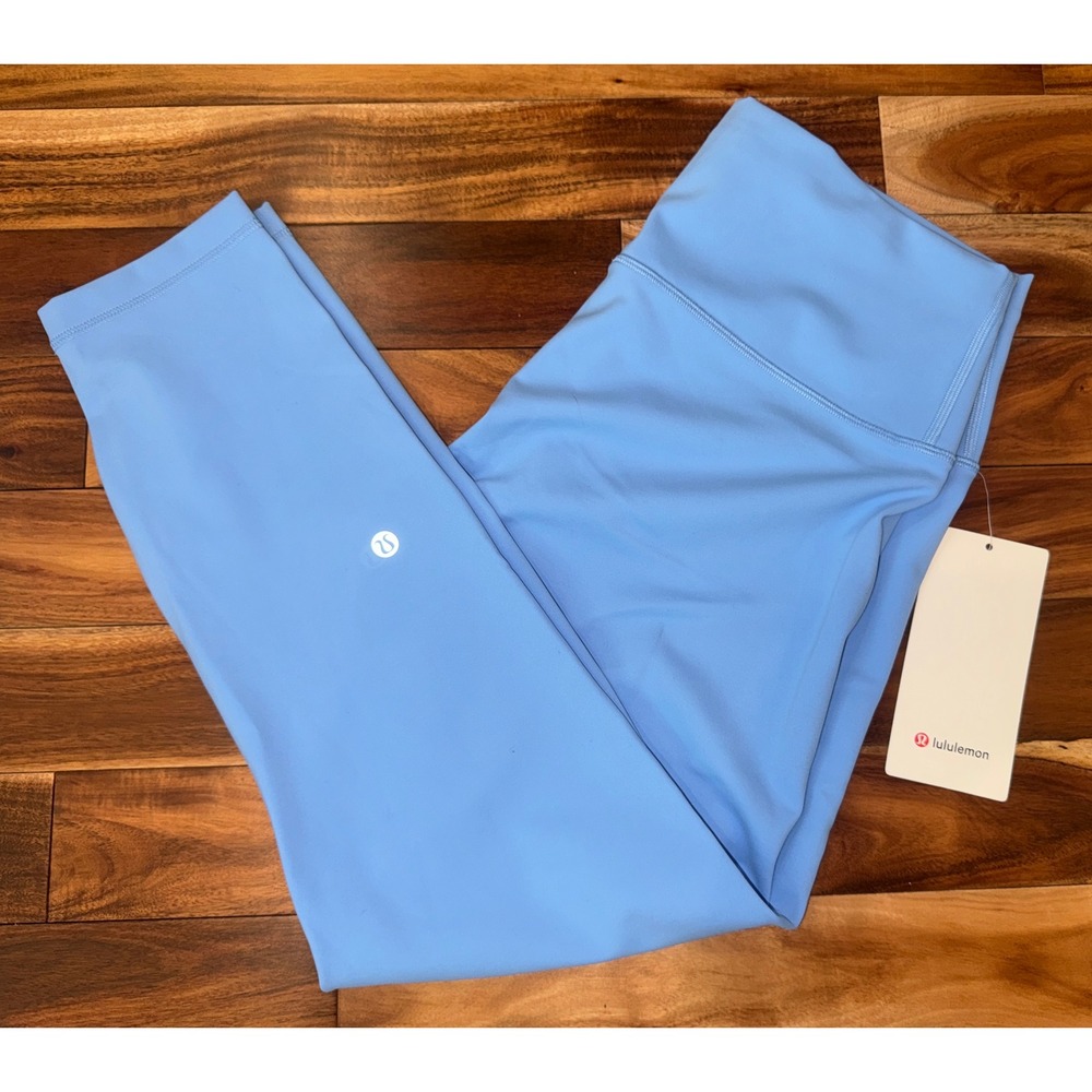 Lululemon Wunder Train HR Tight 25" Aero Blue Everlux Size 14 NWT